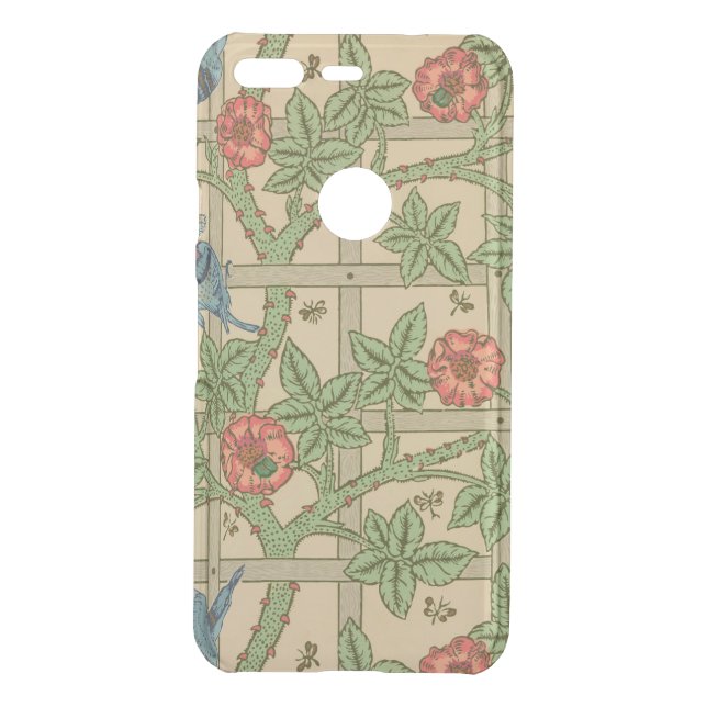 William Morris Trellis Classic Wallpaper Design  Uncommon Google Pixel Case (Back)