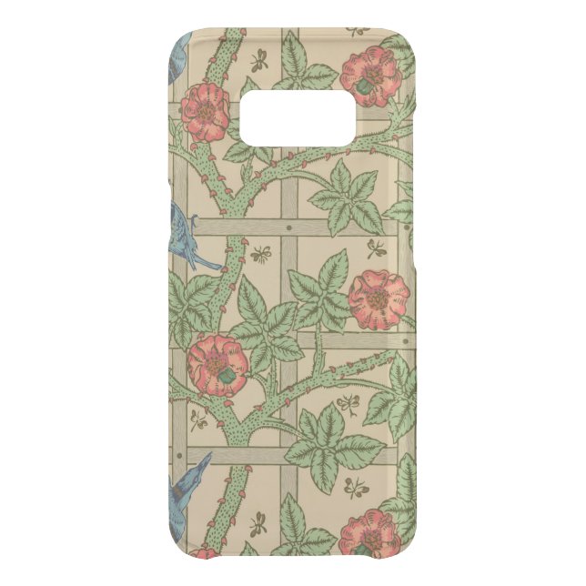 William Morris Trellis Classic Wallpaper Design  Uncommon Samsung Galaxy Case (Back)
