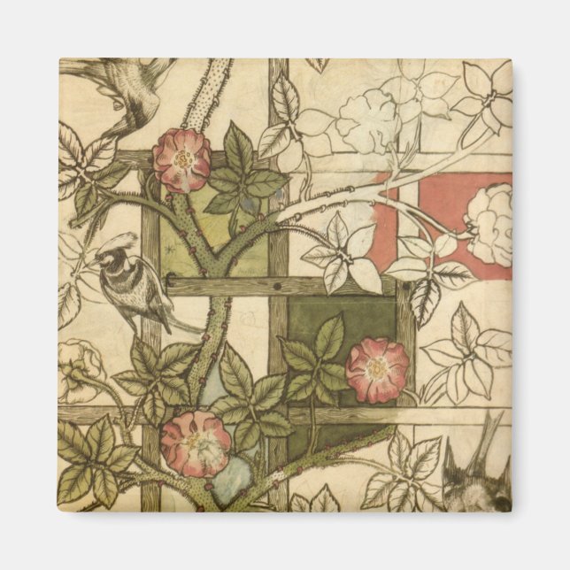 William Morris - Trellis Magnet (Front)
