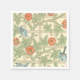 William Morris Trellis Pattern Paper Napkins