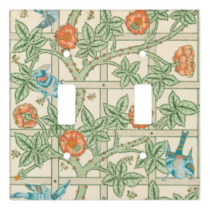 William Morris Trellis Victorian Wallpaper Light Switch Cover