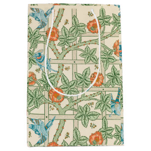 William Morris Trellis Victorian Wallpaper Medium Gift Bag