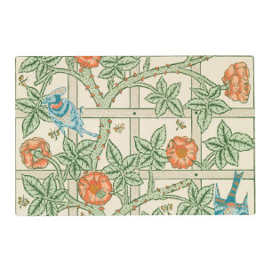William Morris Trellis Victorian Wallpaper Placemat