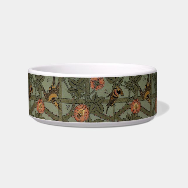 William Morris Trellis Wallpaper Art Bowl (Front)