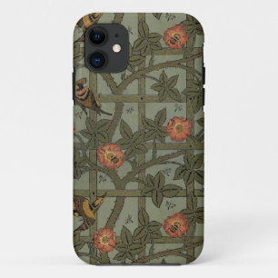 William Morris Trellis Wallpaper Art iPhone 11 Case