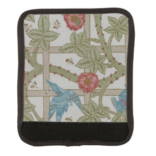 William Morris Trellis Wallpaper Art Luggage Handle Wrap