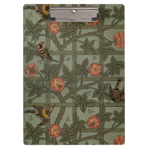 William Morris Trellis Wallpaper Clipboard