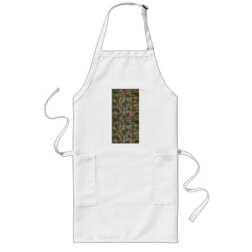 William Morris Trellis Wallpaper Long Apron