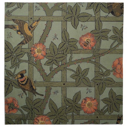 William Morris Trellis Wallpaper Napkin