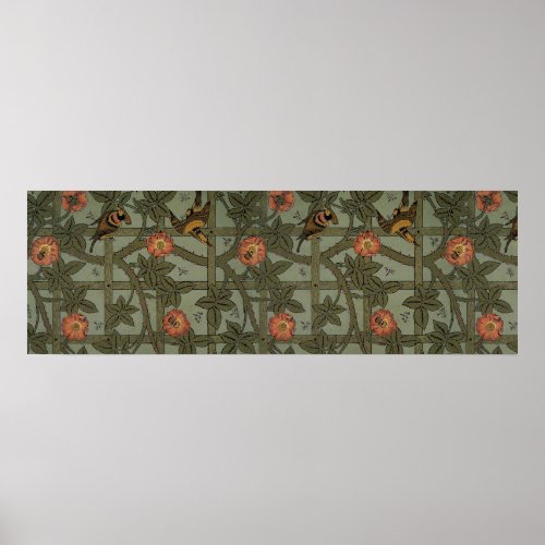 William Morris Trellis Wallpaper Poster