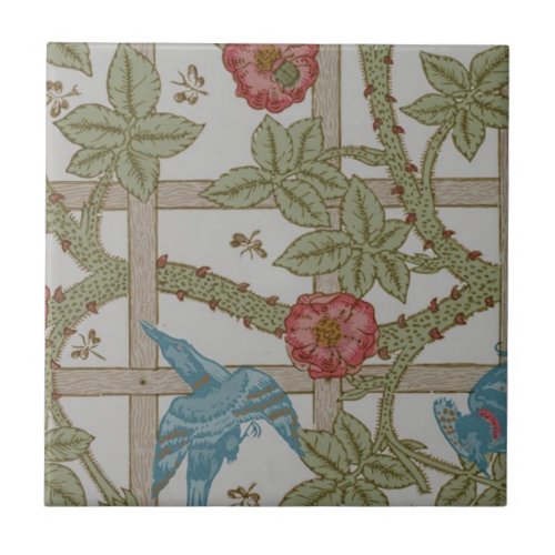 William Morris Trellis Wallpaper Tile