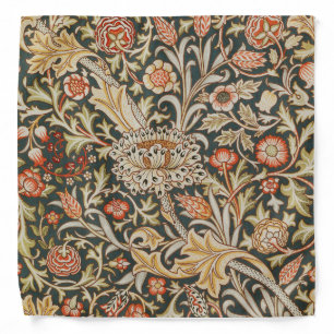 William Morris Trent Garden Flower Classic Botanic Bandana