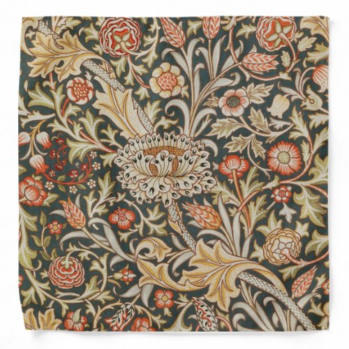 William Morris Trent Garden Flower Classic Botanic Bandana