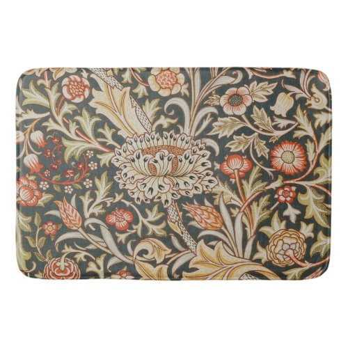 William Morris Trent Garden Flower Classic Botanic Bath Mat