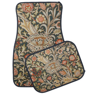 William Morris Trent Garden Flower Classic Botanic Car Floor Mat