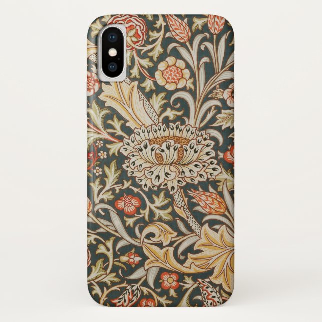 William Morris Trent Garden Flower Classic Botanic Case-Mate iPhone Case (Back)