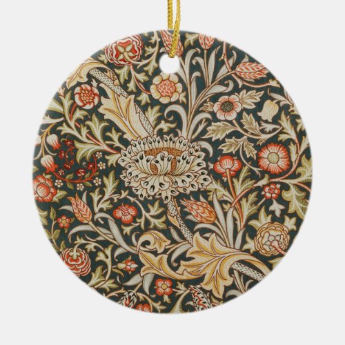 William Morris Trent Garden Flower Classic Botanic Ceramic Ornament