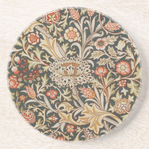 William Morris Trent Garden Flower Classic Botanic Coaster