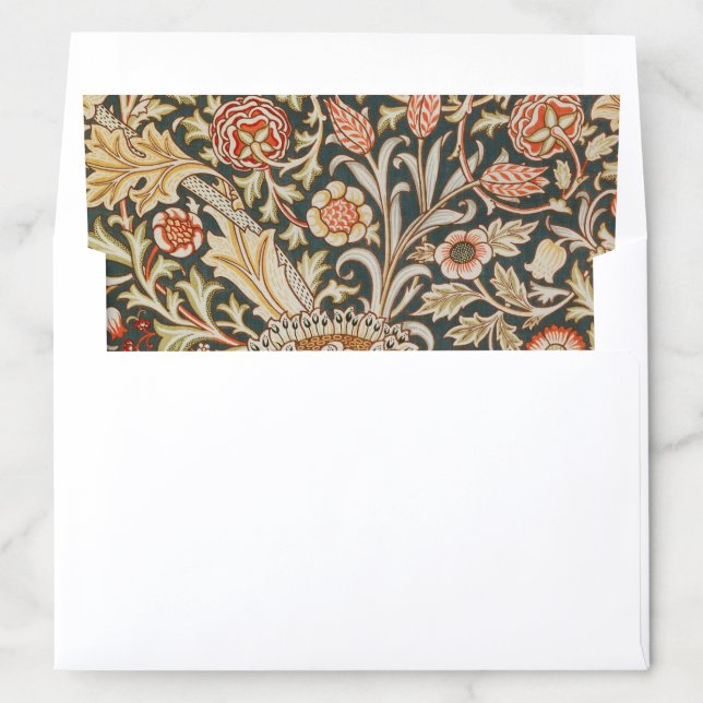 William Morris Trent Garden Flower Classic Botanic Envelope Liner (In Envelope)