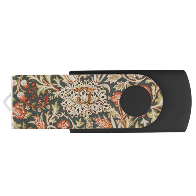 William Morris Trent Garden Flower Classic Botanic Flash Drive (Back)