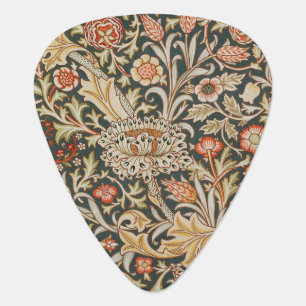 William Morris Trent Garden Flower Classic Botanic Guitar Pick