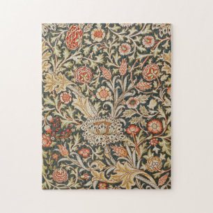 William Morris Trent Garden Flower Classic Botanic Jigsaw Puzzle