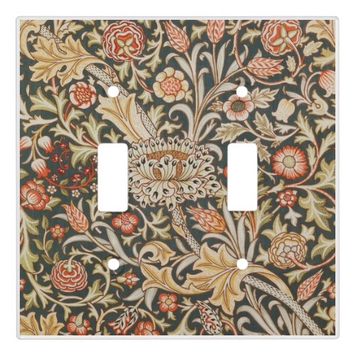William Morris Trent Garden Flower Classic Botanic Light Switch Cover