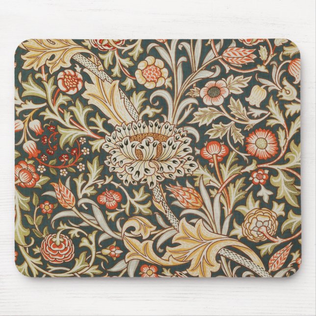 William Morris Trent Garden Flower Classic Botanic Mouse Pad (Front)