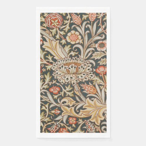 William Morris Trent Garden Flower Classic Botanic Paper Guest Towels