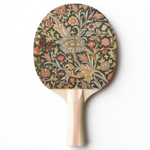 William Morris Trent Garden Flower Classic Botanic Ping Pong Paddle