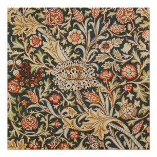 William Morris Trent Garden Flower Classic Botanic Poster