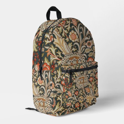 William Morris Trent Garden Flower Classic Botanic Printed Backpack