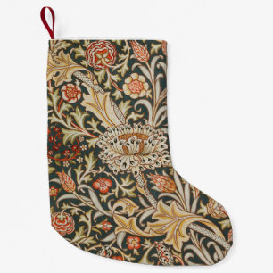 William Morris Trent Garden Flower Classic Botanic Small Christmas Stocking