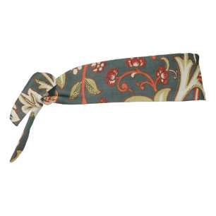 William Morris Trent Garden Flower Classic Botanic Tie Headband