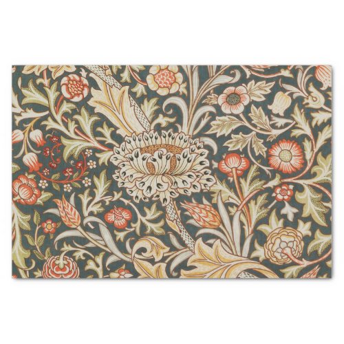 William Morris Trent Garden Flower Classic Botanic Tissue Paper