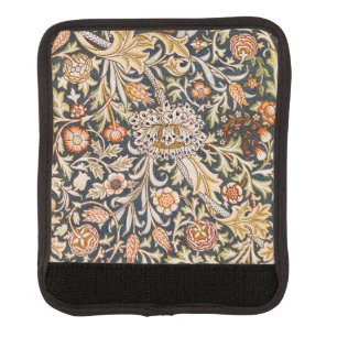 William Morris Trent Garden Flower Pattern Classic Luggage Handle Wrap