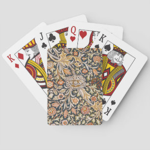 William Morris Trent Garden Flower Pattern Classic Poker Cards