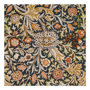 William Morris Trent Garden Flower Pattern Classic Poster