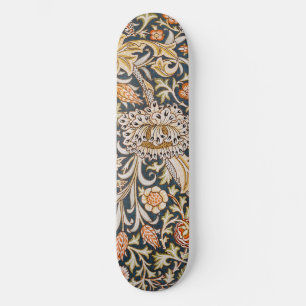 William Morris Trent Garden Flower Pattern Classic Skateboard