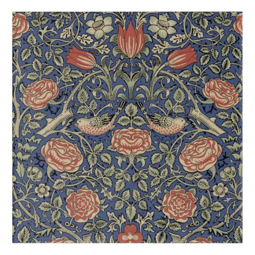 William Morris Tudor Rose Wallpaper Acrylic Print