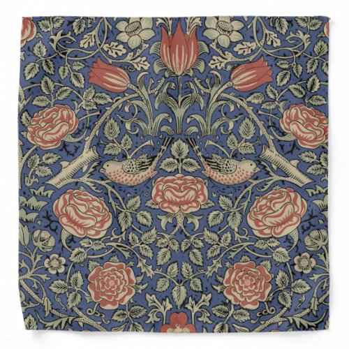 William Morris Tudor Rose Wallpaper Bandana