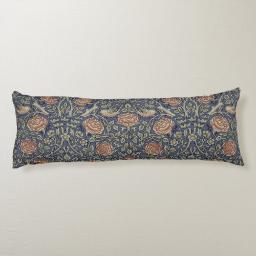 William Morris Tudor Rose Wallpaper Body Pillow
