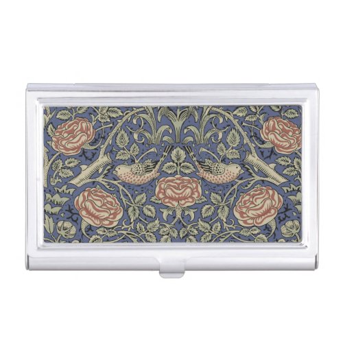 William Morris Tudor Rose Wallpaper Business Card Case