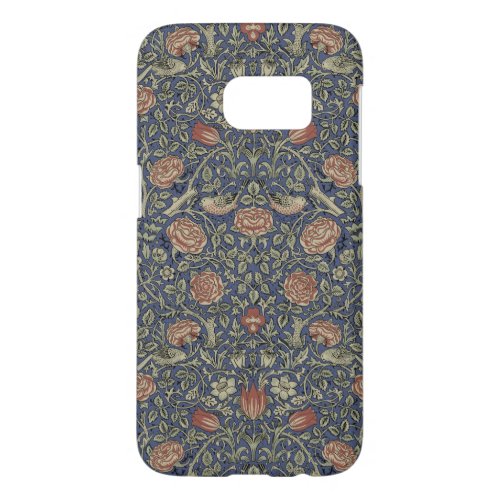 William Morris Tudor Rose Wallpaper Samsung Galaxy S7 Case