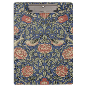 William Morris Tudor Rose Wallpaper Clipboard
