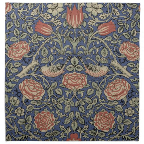 William Morris Tudor Rose Wallpaper Cloth Napkin