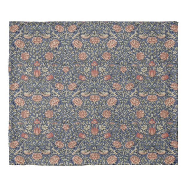 William Morris Tudor Rose Wallpaper Duvet Cover (Front)