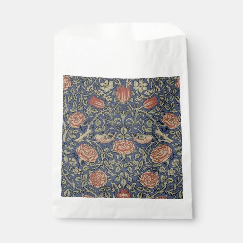 William Morris Tudor Rose Wallpaper Favor Bag