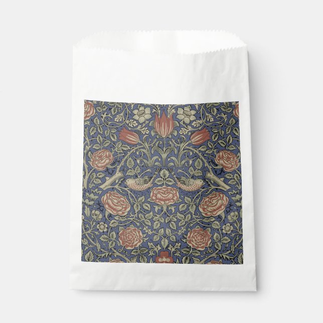 William Morris Tudor Rose Wallpaper Favor Bag (Front)