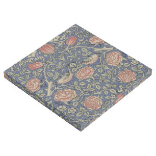 William Morris Tudor Rose Wallpaper Gallery Wrap